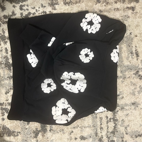 Denim Tears Other - Black and White Patterned Men's Sweatshirt